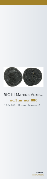 RIC III Marcus Aurelius 880 — CANOA