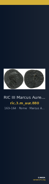 RIC III Marcus Aurelius 880 — CANOA