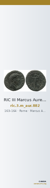 RIC III Marcus Aurelius 882 — CANOA