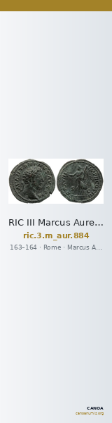 RIC III Marcus Aurelius 884 — CANOA