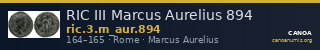 RIC III Marcus Aurelius 894 — CANOA