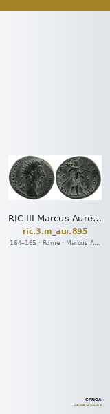 RIC III Marcus Aurelius 895 — CANOA