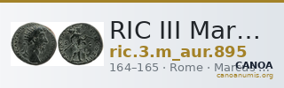 RIC III Marcus Aurelius 895 — CANOA