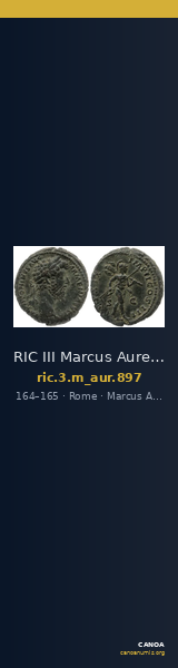 RIC III Marcus Aurelius 897 — CANOA