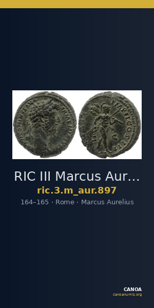 RIC III Marcus Aurelius 897 — CANOA