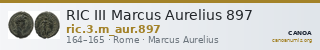 RIC III Marcus Aurelius 897 — CANOA
