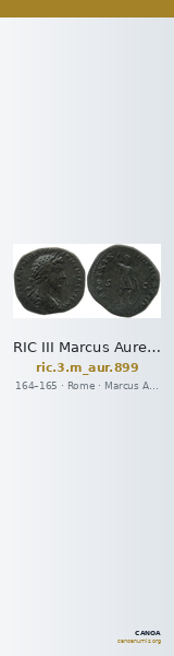 RIC III Marcus Aurelius 899 — CANOA