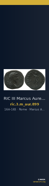 RIC III Marcus Aurelius 899 — CANOA
