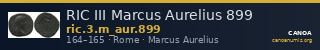 RIC III Marcus Aurelius 899 — CANOA