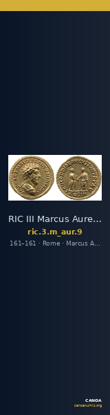 RIC III Marcus Aurelius 9 — CANOA