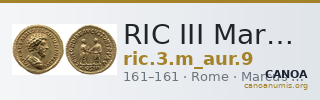 RIC III Marcus Aurelius 9 — CANOA