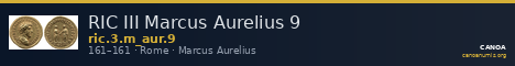 RIC III Marcus Aurelius 9 — CANOA