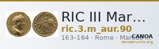 RIC III Marcus Aurelius 90 — CANOA