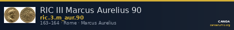 RIC III Marcus Aurelius 90 — CANOA