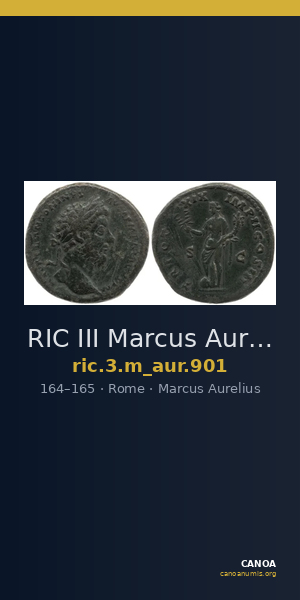 RIC III Marcus Aurelius 901 — CANOA
