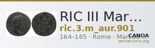 RIC III Marcus Aurelius 901 — CANOA