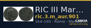 RIC III Marcus Aurelius 901 — CANOA