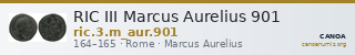 RIC III Marcus Aurelius 901 — CANOA