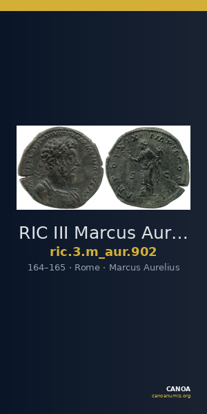 RIC III Marcus Aurelius 902 — CANOA