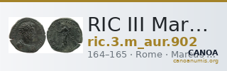 RIC III Marcus Aurelius 902 — CANOA
