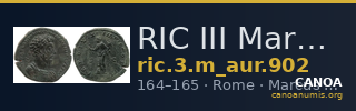 RIC III Marcus Aurelius 902 — CANOA