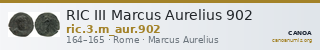 RIC III Marcus Aurelius 902 — CANOA