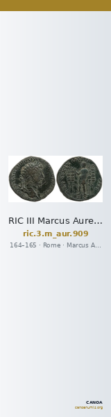 RIC III Marcus Aurelius 909 — CANOA