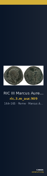 RIC III Marcus Aurelius 909 — CANOA