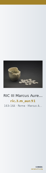 RIC III Marcus Aurelius 91 — CANOA