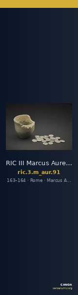 RIC III Marcus Aurelius 91 — CANOA