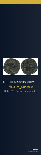 RIC III Marcus Aurelius 910 — CANOA