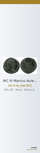 RIC III Marcus Aurelius 911 — CANOA