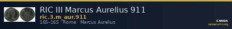RIC III Marcus Aurelius 911 — CANOA