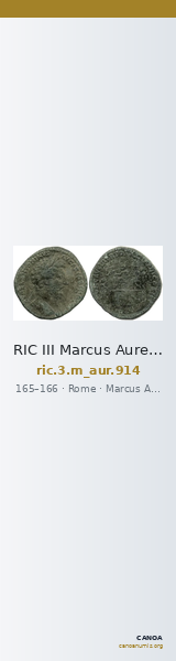 RIC III Marcus Aurelius 914 — CANOA