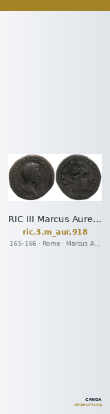 RIC III Marcus Aurelius 918 — CANOA