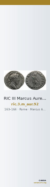 RIC III Marcus Aurelius 92 — CANOA