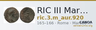 RIC III Marcus Aurelius 920 — CANOA