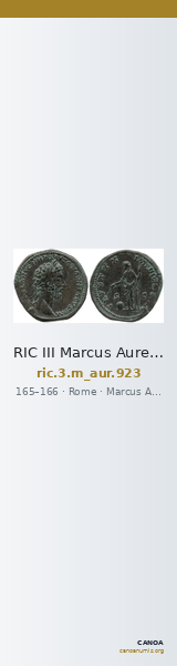 RIC III Marcus Aurelius 923 — CANOA