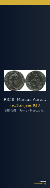 RIC III Marcus Aurelius 923 — CANOA