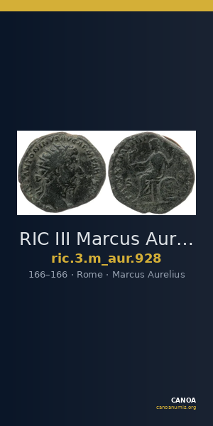 RIC III Marcus Aurelius 928 — CANOA