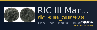 RIC III Marcus Aurelius 928 — CANOA