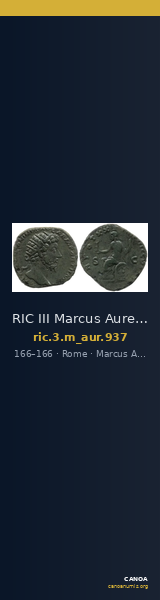 RIC III Marcus Aurelius 937 — CANOA
