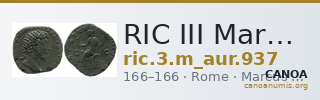 RIC III Marcus Aurelius 937 — CANOA