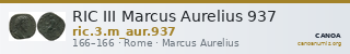 RIC III Marcus Aurelius 937 — CANOA