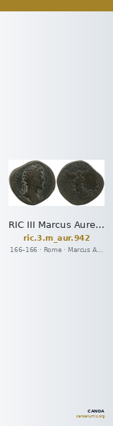 RIC III Marcus Aurelius 942 — CANOA