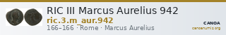 RIC III Marcus Aurelius 942 — CANOA