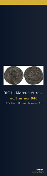 RIC III Marcus Aurelius 946 — CANOA