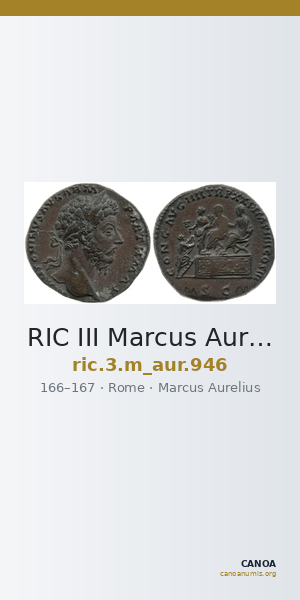 RIC III Marcus Aurelius 946 — CANOA