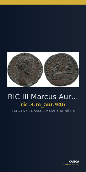 RIC III Marcus Aurelius 946 — CANOA