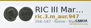 RIC III Marcus Aurelius 947 — CANOA